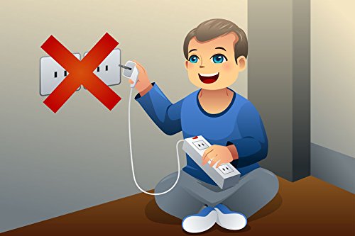 Outlet Plugs Covers (40 Pack) Clear Child Baby Proof - Electrical Protector - Safety Caps by Idea Safety - Home Basic