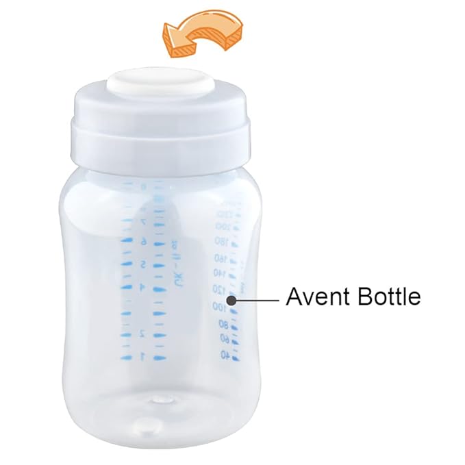 Maymom Write & Reuse Baby Bottle Labels for Daycare/Sealing Disc Compatible with Philips Classic Bottles, Maymom Screw Ring. 6pcs
