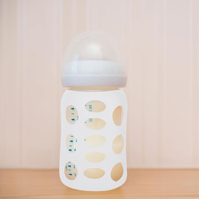 8 Pcs Bottles for Baby Bottle Case Nursery Bottle Sleeves Pigeon Supplies Silicone Baby Bottle Cover Feeding Baby Bottle Sleeve Milk Bottle Glass White