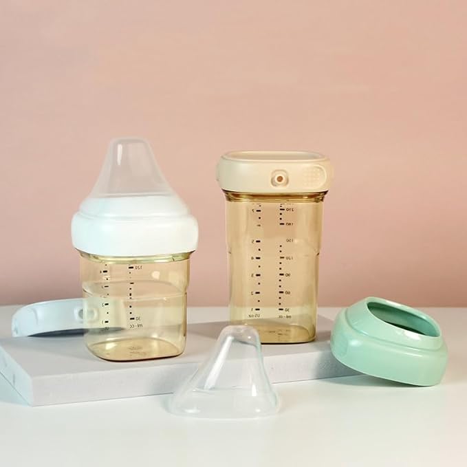 Replacement Baby Bottle Caps Compatible with Hegen Baby Bottles (Pack of 4)