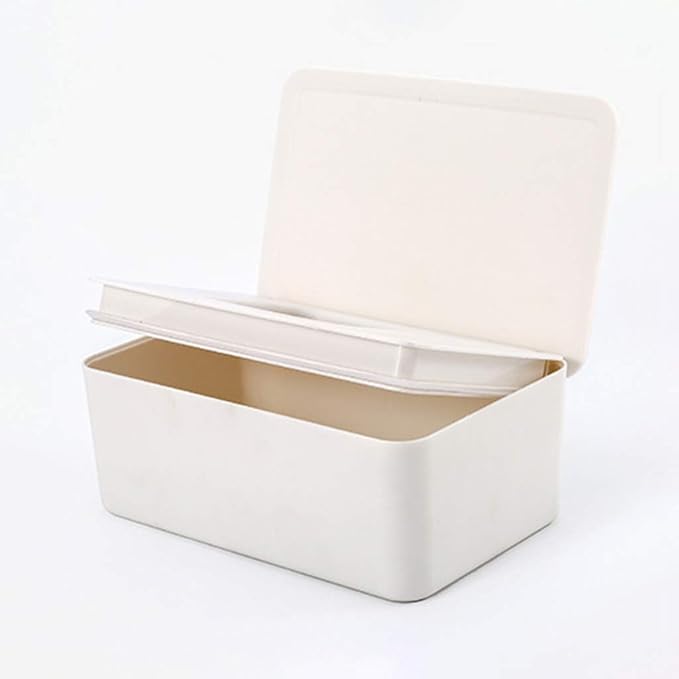 Wipes Holder with Lid, Wet Wipe Dispenser, Tissue Box Case for Home Stores
