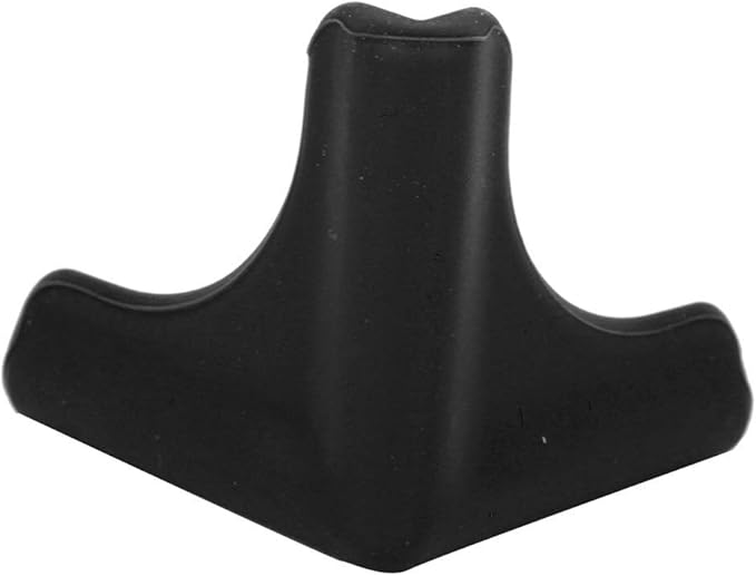 4PCS Baby Corner Protector Guards, Triangle Shape Silicone Anti Collision Corner Edge Protectors Corner Cushion for Living Room Table, Range Hood(Black)