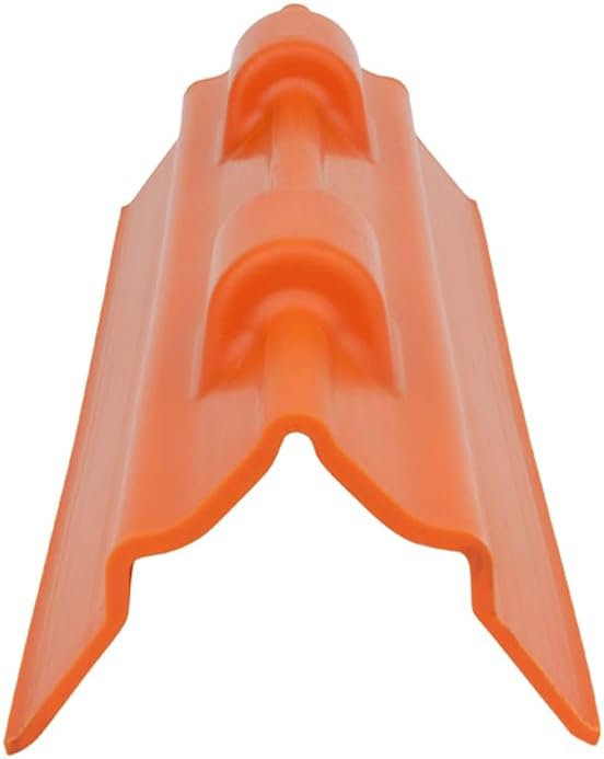 Mytee Products 20 Pack 12" Orange Plastic Flatbed Edge Protector for Cargo Loads & Straps | Plastic Corner Protector Tie Down Webbing Strap Guard for Winch, Ratchet Straps on Flatbed Trailers