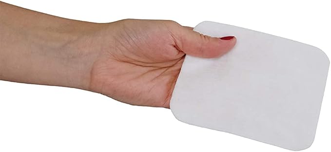 Baby Large Cotton Pads Dry Square White (Classic 360-count)