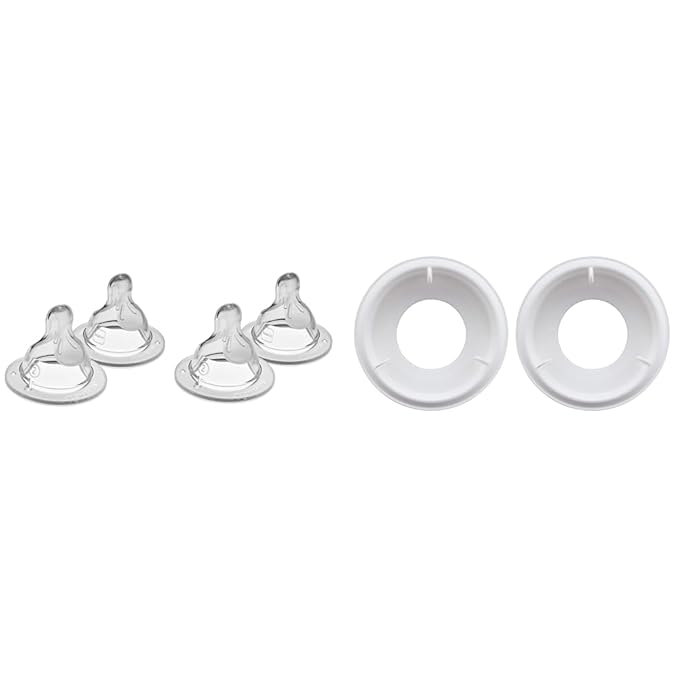MAM Bottle Nipples Medium Flow Nipple Level 2, for 2+ Months, SkinSoft Silicone Nipples & Easy Start Anti Colic Bottle Valve Replacement,2 Count (Pack of 1)