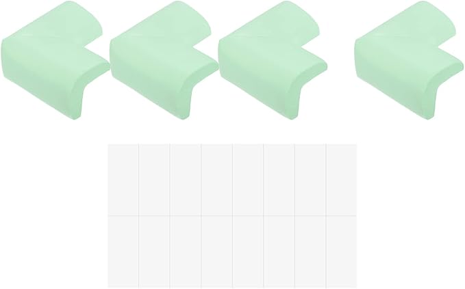 uxcell Corner Guards Edge Protectors, 12Pack Foam Safety Bumper Thicken, 55mm/2.16"(L) for Furniture Corner Table Edge Guard, Light Green