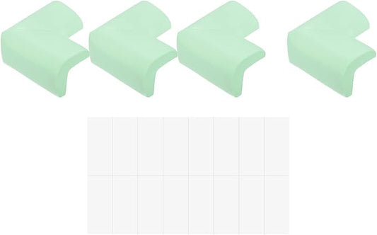 uxcell Corner Guards Edge Protectors, 12Pack Foam Safety Bumper Thicken, 55mm/2.16"(L) for Furniture Corner Table Edge Guard, Light Green