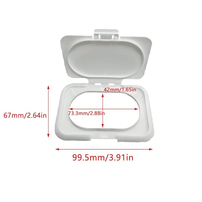 5 Pack Baby Wipes Flip Lid Reusable Adhesive Sticky Dispenser Cover Non-Drying Cap for Child Water Wipe Packs Bag Package Portable Pouch Travel Wet Tissues Paper Towel Holder Countainer