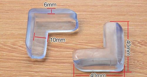 20Pcs Clear Table Desk Corner Edge Guard Cushion Baby Safety Bumper Protector