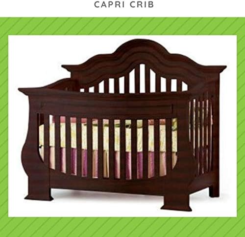 Toddler Bed Safety Guard Rail for Munire & Echelon Convertible Cribs - Solid Wood Rail for Convertible Crib to Toddler Bed Conversion - Safety Bed Rail for Children (Espresso)