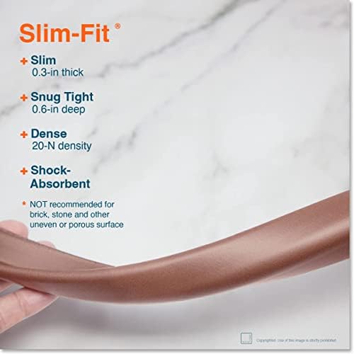 Slim-Fit 27ft Edge 8 Corners - Bundle & Save - RovingCove Slimfit Edge Corner Guards, Coffee Brown