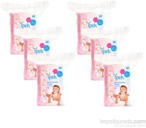Baby Large Cotton Pads Dry Square White (Classic 360-count)