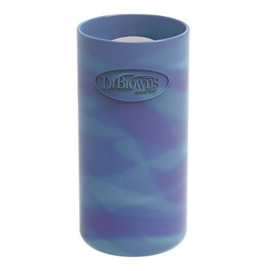 Dr. Brown's Options+ Narrow Glass Bottle Sleeve, 100% Silicone, Glow-in-the-Dark, BPA-Free, 8 oz, 1-Pack