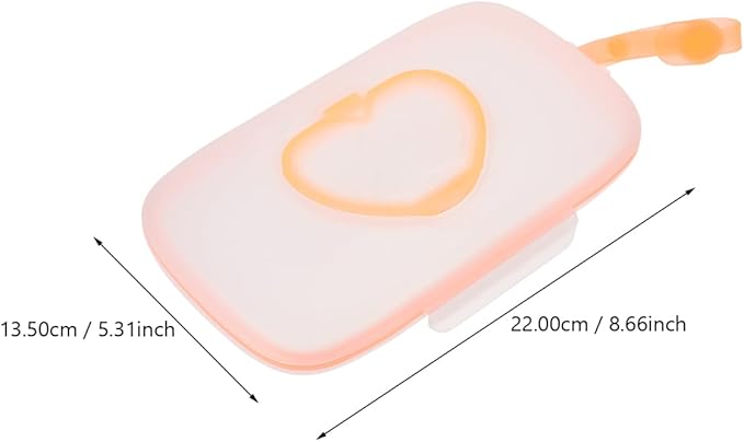 Travel Wipes Case Wipes Holder Baby Dispenser Holder: Newborn Wipes Box Toddlers Stroller Hanging Orange Wipe Case Portable Outdoor Use for Home Travel Hotel Wipe Holder Babywipes