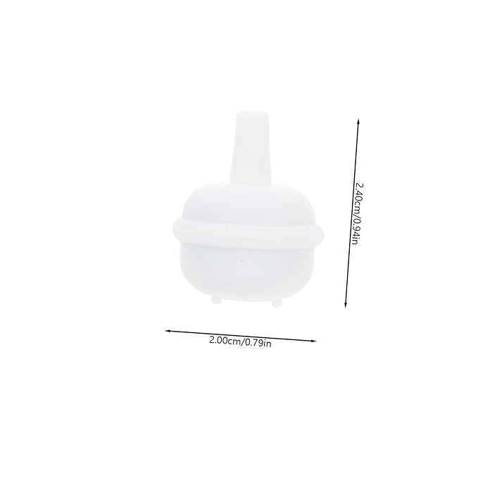 MERRYHAPY 10 Pack Baby Bottle Straw Bead Sippy Cup Milk Bottle Gravity Weights for Baby Safe Food Grade Silicone Easy to Carry Store