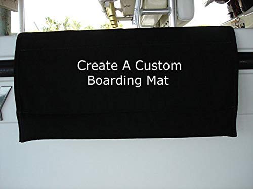 Personalized Embroidered Boat Gunwale Step Pad Boarding Mat for Boat