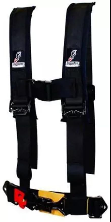 Dragonfire 520872 2" Sewn Black Youth Harness Restraint