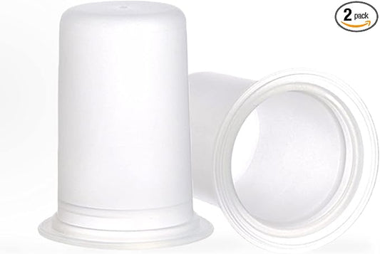 Ameda Universal Silicone Replacement Diaphragms | Ameda Pump Parts | 2 Count | Diaphragms | Compatible with MYA Joy, MYA Joy Plus and Pearl Breast Pumps | Breast Pump Parts