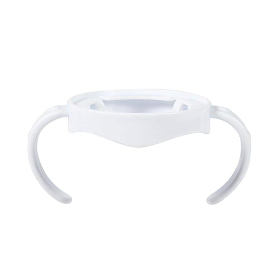 Feeding Bottle Handle, White Transitional Nursing Bottle Grip, Easy Grip Independent Standard Plastic Handle Feeding Baby Bottle Holder, for Baby Bottles, for Series