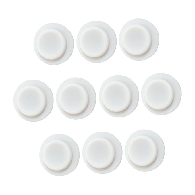 TOYANDONA 10Pcs Silicone Replacement Gaskets for Milk Storage Bottles Leak-Proof Seal Rings Flexible High-Temperature Resistant Pads for Standard Bottle Mouths