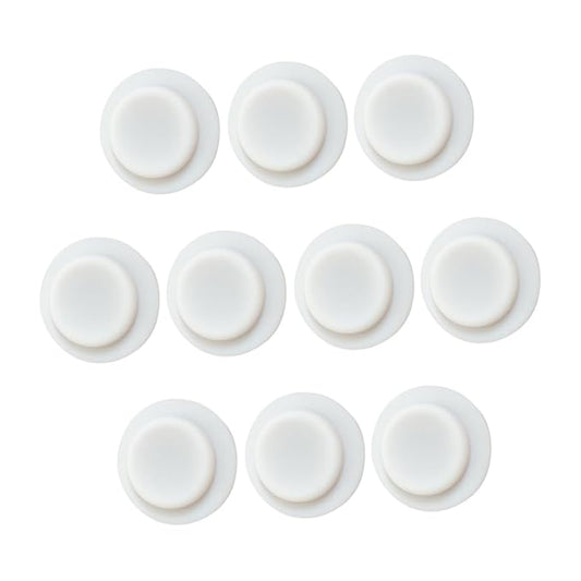 TOYANDONA 10Pcs Silicone Replacement Gaskets for Milk Storage Bottles Leak-Proof Seal Rings Flexible High-Temperature Resistant Pads for Standard Bottle Mouths