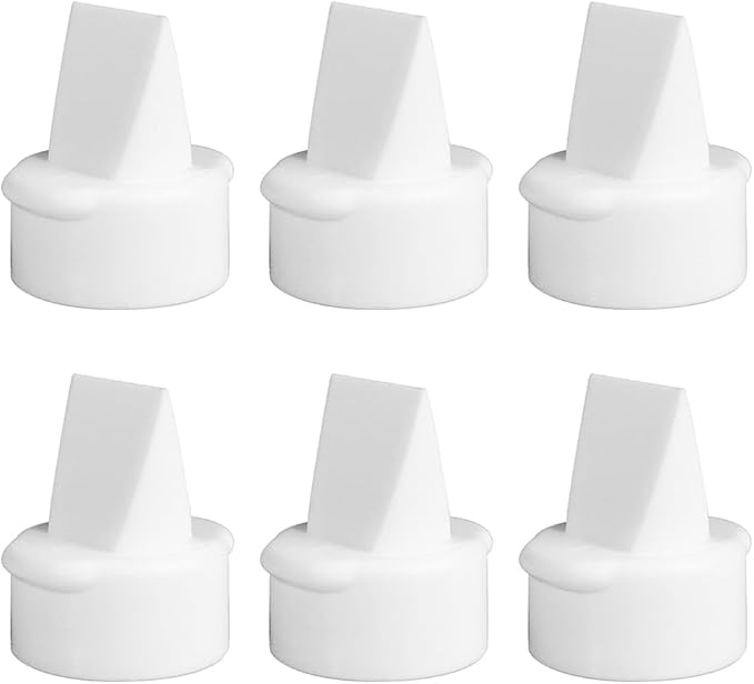 Nenesupply 6 pc Compatible Duckbill Valves for Lansinoh Signature Pro, Smartpump, and Manul Breast Pumps. Not Original Lansinoh Pump Parts. (6pc)
