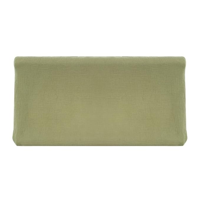 Cotton Changing Pad Cover,Unisex Diaper Change Table Sheet Ultra Soft Diaper Change Table Pad Cover Washable Changing Pad Sheets for Newborn,32in x 16in x 5in,Army Green