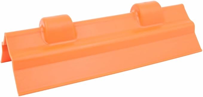 Mytee Products 20 Pack 12" Orange Plastic Flatbed Edge Protector for Cargo Loads & Straps | Plastic Corner Protector Tie Down Webbing Strap Guard for Winch, Ratchet Straps on Flatbed Trailers