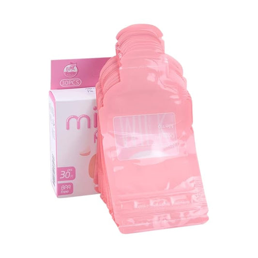 KUIDAMOS 30Pcs Milk Powder Storage Bag Disposable Milk Powder Bags Portable Storage Bag,Safe Antistatic Lightweight Multi Purpose Storage Bag for Beginner(30PCS) 12x4.2x10.5cm