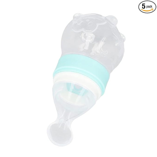 Multifunction Baby Bottle Food Feeder, Multi Function, Detachable Infant Feeder for Cereal Baby Food Drinking Water with Spoon