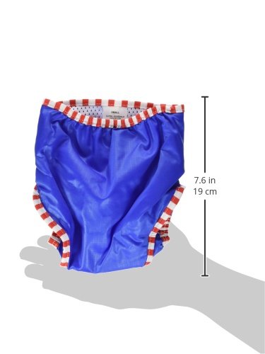 Kushies Baby Unisex Swim Diaper, Blue Solid, Small