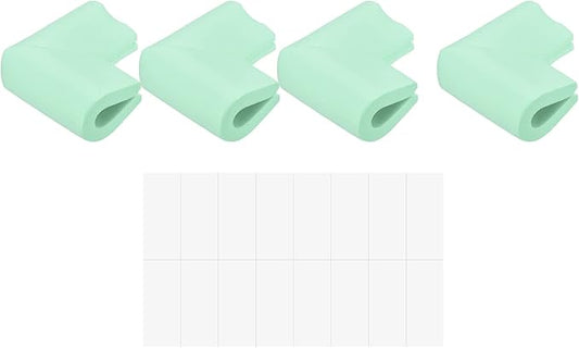 uxcell Corner Guards Edge Protectors, 12Pack U Foam Safety Bumper W Self-Adhesive Tape Furniture Corner Table Edge Guard, 2.16"x1.38"x0.315", Green