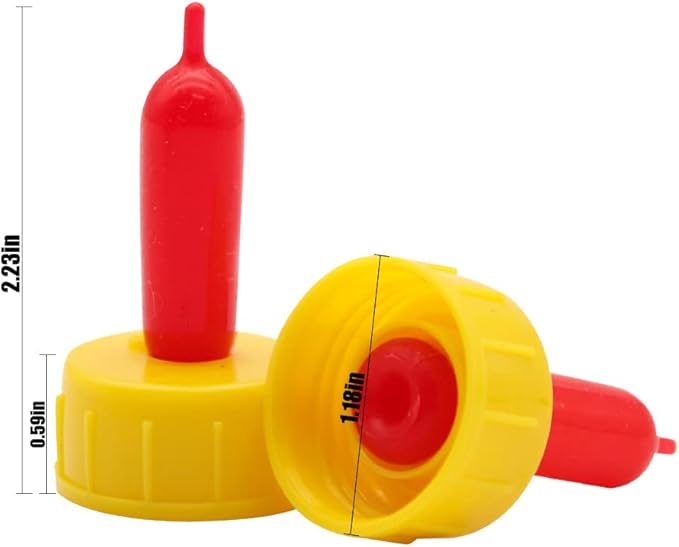 Goat Nipple 25Pcs Cow Calf Milk Drink Nipple Soft Silicone Goat Milk Bottle Topper Feeding for Sheep Goat Pup Dog Farm Supplies (Yellow)