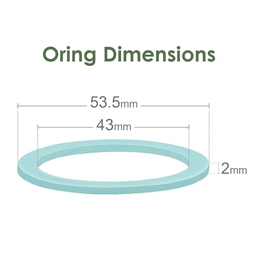 Maymom Bottle Sealing o-Ring ; 6 ct