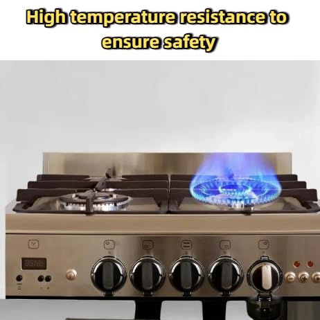 Stove Knob Safety Covers for Child (5 Pack, Black) - Universal Gas Stove Knob Locks, Heat-Resistant,Dual-Key Design,Easy Install with Strong Adhesive Tape,Fits Most Stove Knobs