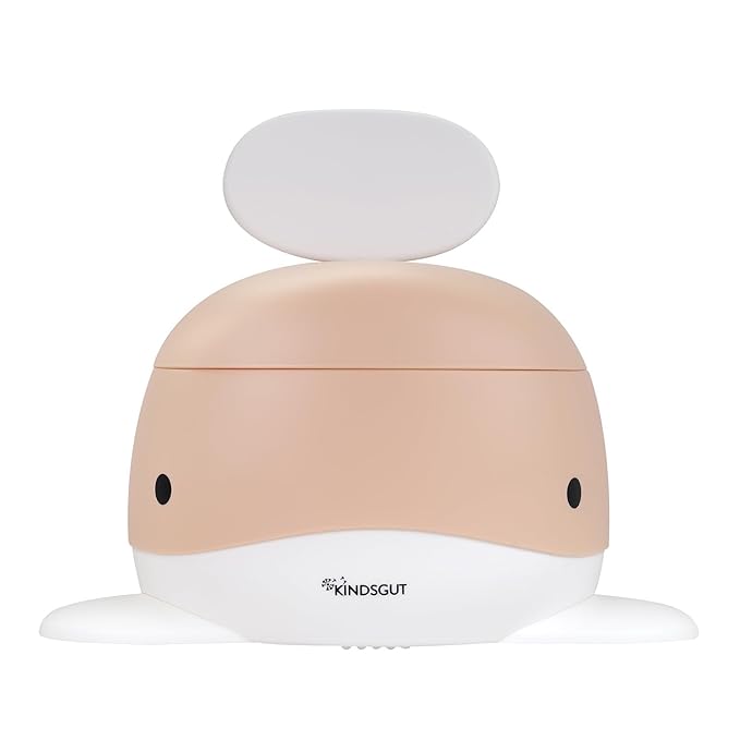 Kindsgut Whale Potty Training Toilet – Ergonomic Toddler Potty for Boys & Girls, Designed in Germany, Non-Slip & Easy Clean, Peach