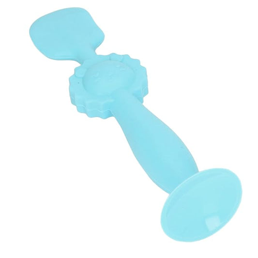 Baby Diaper Cream Brush, Suction Cup Base Skin Friendly Diaper Cream Spatula Silicone Gently Apply Stand Upright for Daily Use (Blue)