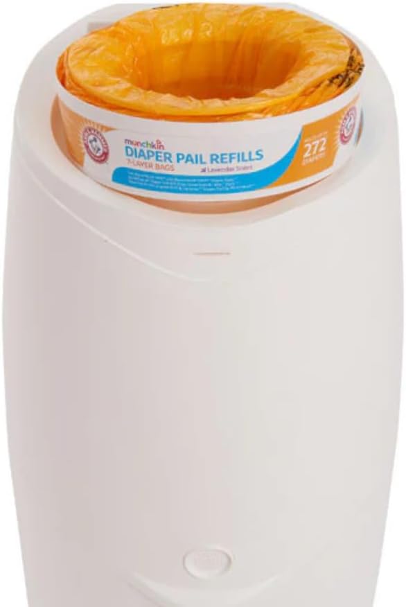 A&H Puck Baking Soda Cartridge And A&H Diaper Pail Refill Ring Holds up to 272 Newborn Diapers, 1 PackOdor Eliminator Cartridges Lavender Scent, Baking Soda Puck, Diaper Pail Deodorizer