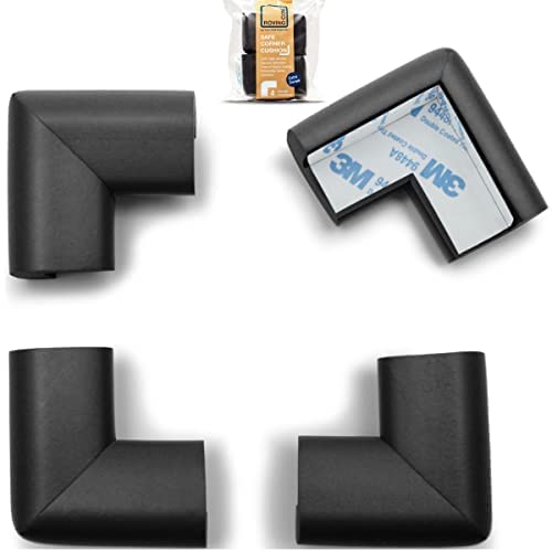 6ft Edge 4 Corners - Bundle & Save - RovingCove HeftyFit Edge Corner Guards, Onyx Black