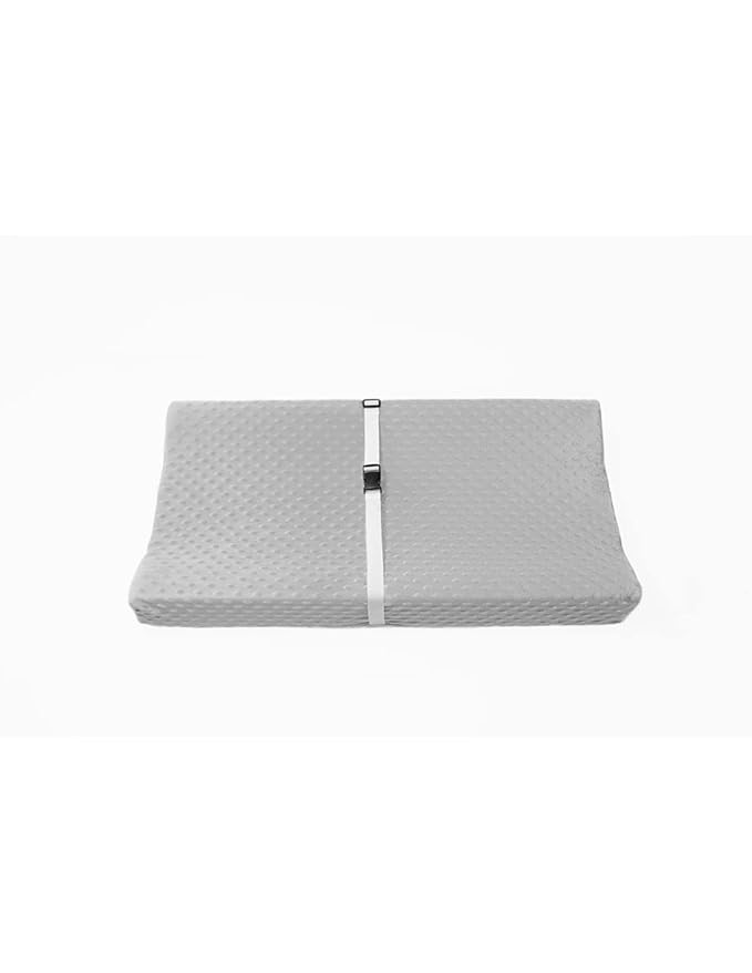 Light Grey Cotton Blend Changing Pad Cover