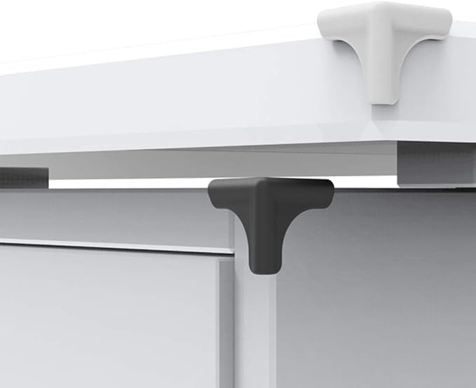 4PCS Baby Corner Protector Guards, Silicone Anti Collision Table Bed Counter Bumpers Cabinet Furniture Corner Protectors for Living Room Table, Range Hood(Grey)