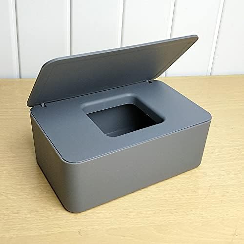 VALINK Wipes Dispenser Holder, Dustproof Tissue Storage Box Case Wet Wipes Dispenser Holder with Lid for Home Office Desk Car