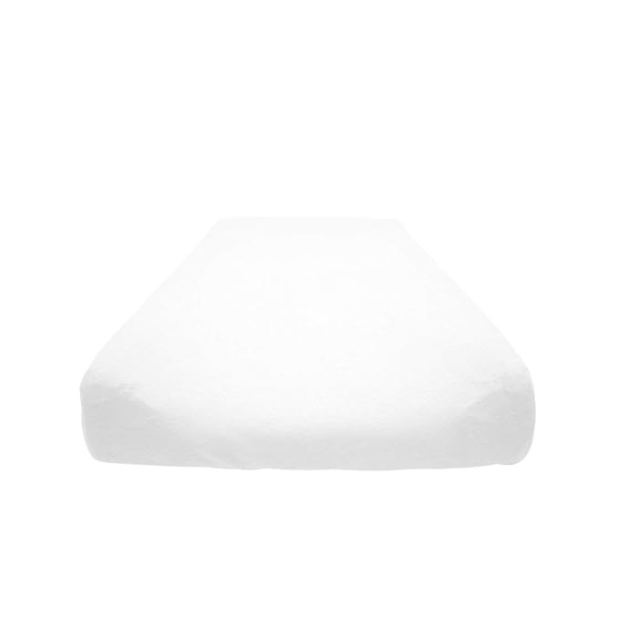 Betty Dain Stretch Jersey Universal Baby Infant Changing Pad Cover, 100% Cotton, Deep Corner Pockets Fit Changing Pads Snugly, Machine Washable, Tumble Dry Low, White