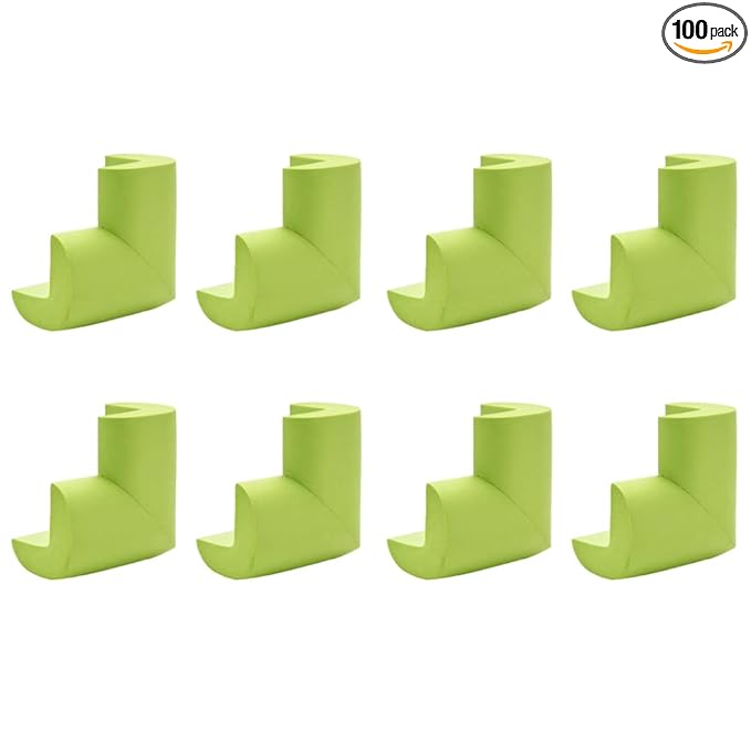 TopHomer 8 Pack Corner Guards Corner Protectors Furniture Corner & Edge Safety Bumpers Proofing Bumper Cushion for Table Furniture Sharp Corners-Green