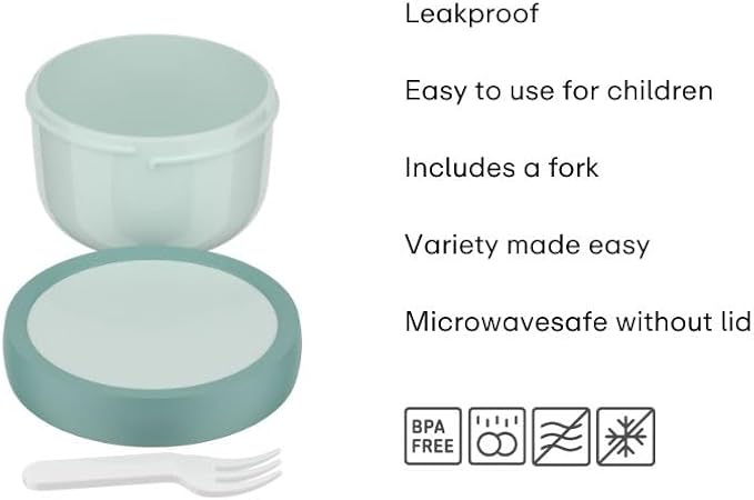 Mepal - Fruitbox Campus - Snack box for kids - Dishwasher and microwave safe - BPA free - 300 ml - Wild Tiger