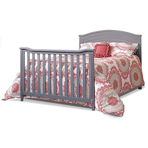 Sorelle Furniture Toddler Rails and Full-Size Bed Adult Rails, Sorelle Wood Bed Rail & Crib Conversion Kit, Converts Sorelle Furniture Crib to Toddler Bed and Full-Size Bed, # 224 - Gray