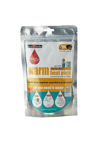 Innobaby Aquaheat Warm Packs – Set of 6 – Reaches Temperatures up to 185ºF/85ºC