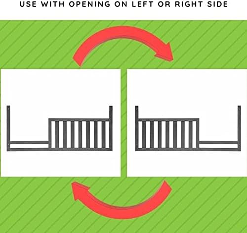 Toddler Bed Safety Guard Rail for Kingsley & Centennial Convertible Cribs - Solid Wood Rail for Convertible Crib to Toddler Bed Conversion - Safety Bed Rail for Children (Rosewood)