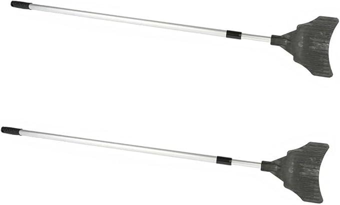 Mytee Products 2 Pack 8ft Edge Protector Pole for Flatbed Trucks - Corner Protector Placement Tool - Adjustable Extension Handle for V-Shaped Boards & V Edge Guards