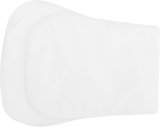Adults Cloth Diaper, 4‑Layer Reusable Washable Nappy Diaper Soft Absorbent Inserts Pad for Incontinence Elderly(White)